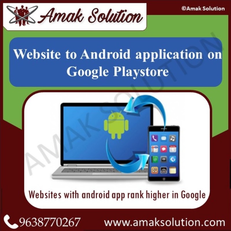 Website to Android application on Google Playstore