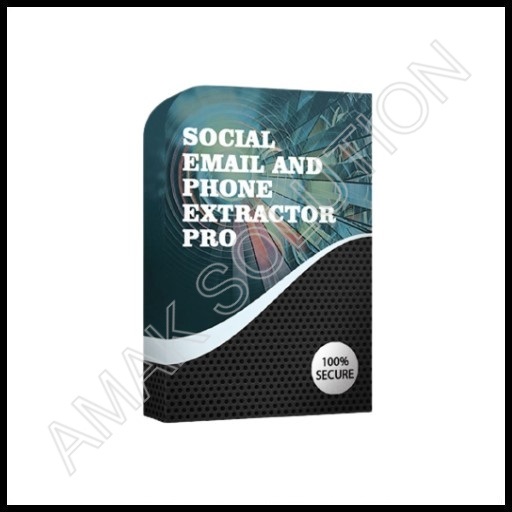 Social Media Phone Email Extractor